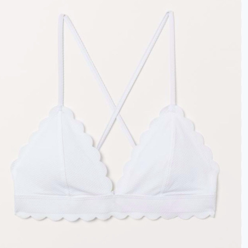 H&M white bikini
